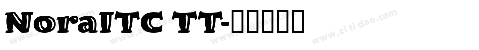 NoraITC TT字体转换